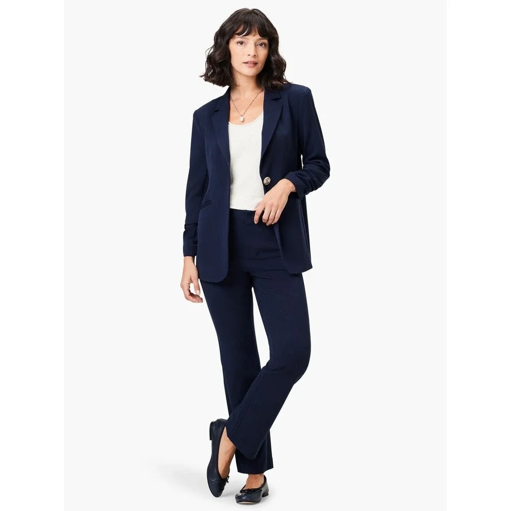 NIC + ZOE Plaza Demi Bootcut Ankle Pants In‎ Dark Indigo Size 6